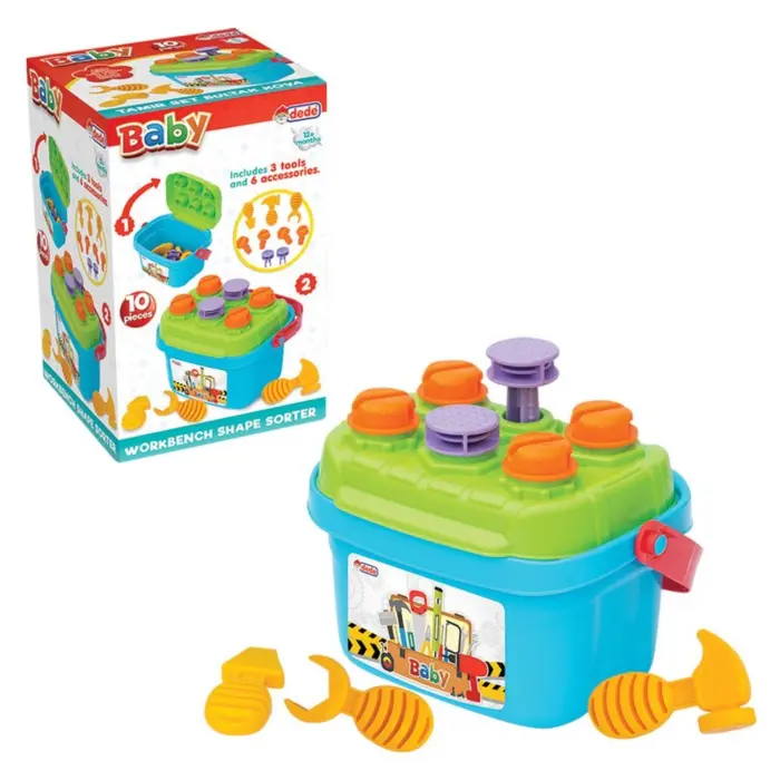 ak-03416-1 Kovë ndarëse DEDE Baby Punishtja, 10 pjesë, 03416