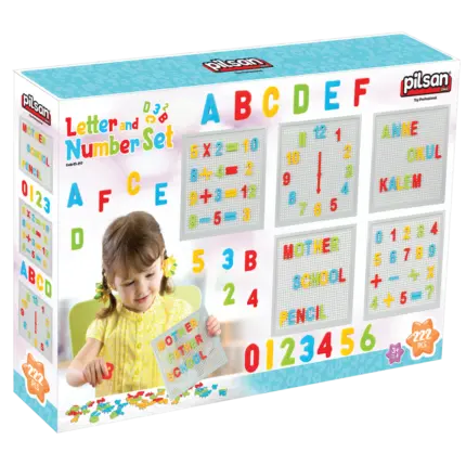 Block Set with Numbers/Letters
