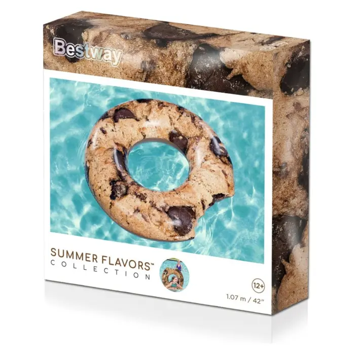 Bestway Обрач за пливање Колаче со чоколадо Summer Flavors, Ø107 cm