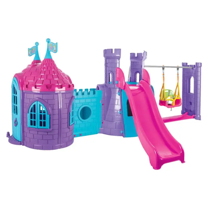 Pilsan Castle set with slides and swing, 168 x 233.5 x 400 cm