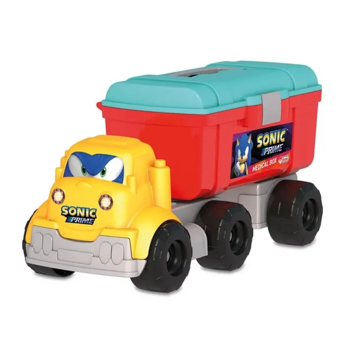 Kamion me set doktori Dede Sonic Prime Medical Box, i verdhë