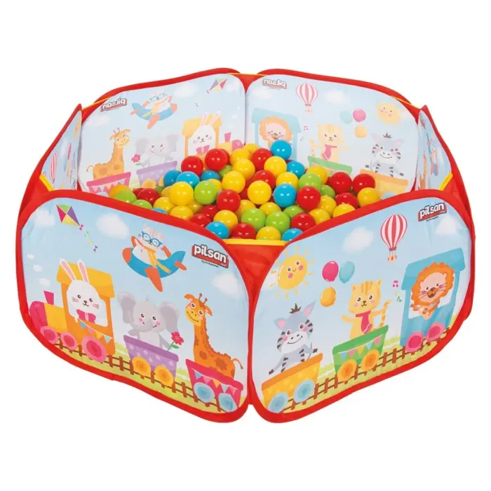 Pilsan Foldable ball pit with 200 balls of 6 cm