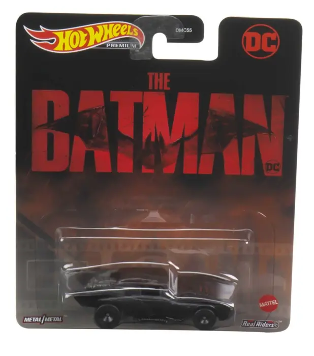 Hot Wheels Premium Бетмобил од филмот The Batman, 1:64, црн – слика 2