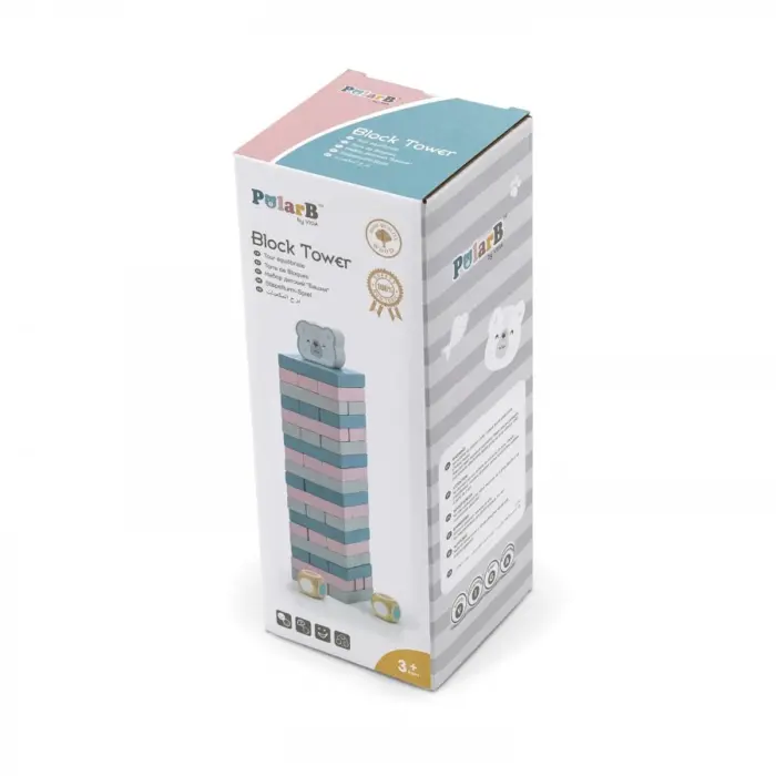 PolarB – Wooden Block Tower (44011)
