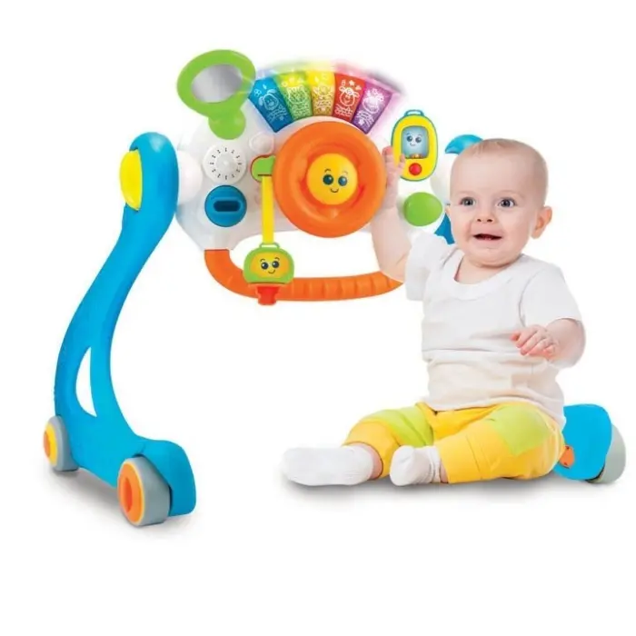 Winfun Активити центар 5 во 1 Drive 'N Play Gym Walker, гимнастика и проодувалка – слика 3