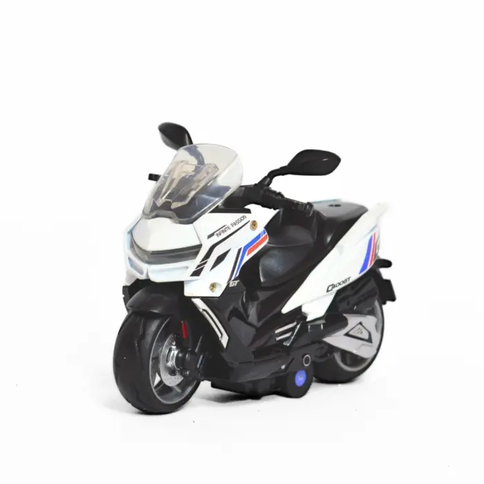 Metal motorcycle model in a clear display box, 12.5 cm – image 4