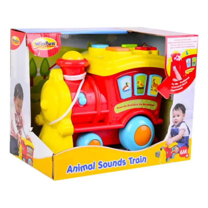 WinFun Pull-along train Animal Sounds Train with animal sounds