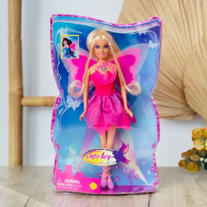 Defa кукла Lucy вила со крилја и светлосни ефекти, 29 cm