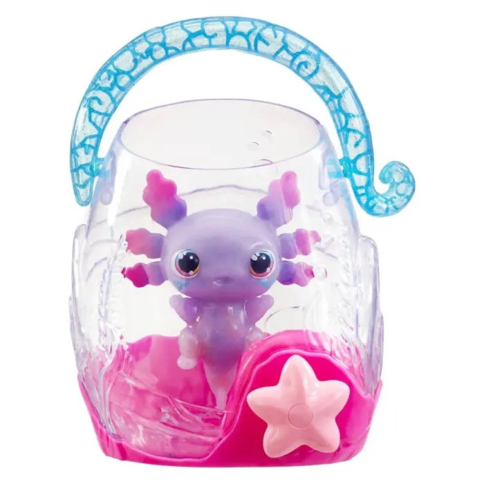 Animagic Let's Glo interactive axolotl in a Bubble Reef aquarium – image 2