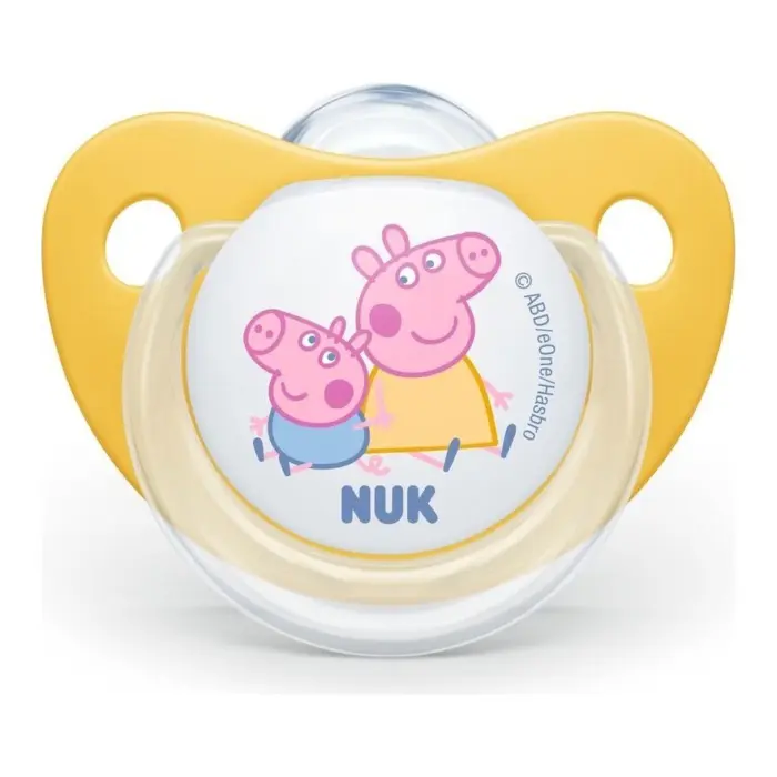 NUK Силиконска цуцла лажалка Peppa Pig, 6–18 месеци, 1 парче (асортиман) – слика 3