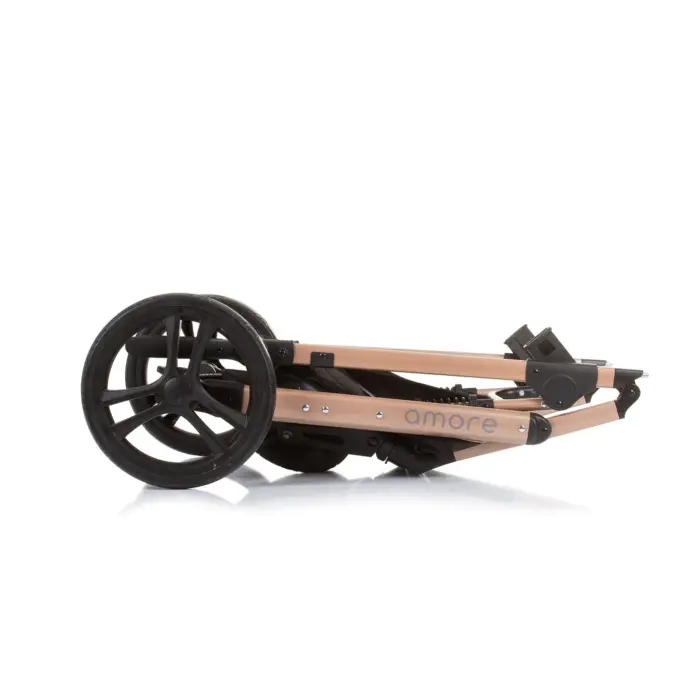 Baby Stroller Amore- Obsidian/Gold