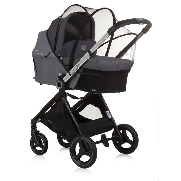 Karroca për bebe Chipolino Elite 3 në 1, Granite (gri)