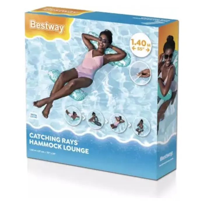 Bestway Catching Rays inflatable lounger, 140 x 87 cm