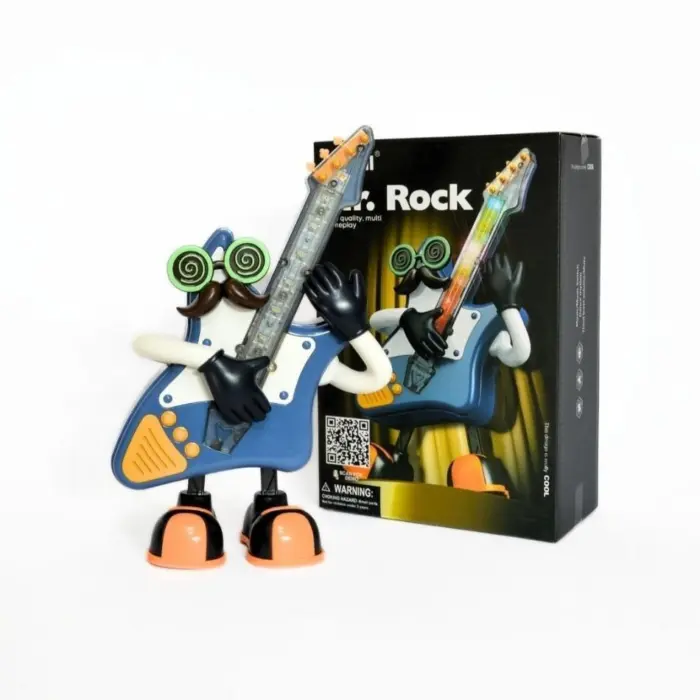 Танцувачка играчка гитара Mr. Rock со светла и музика
