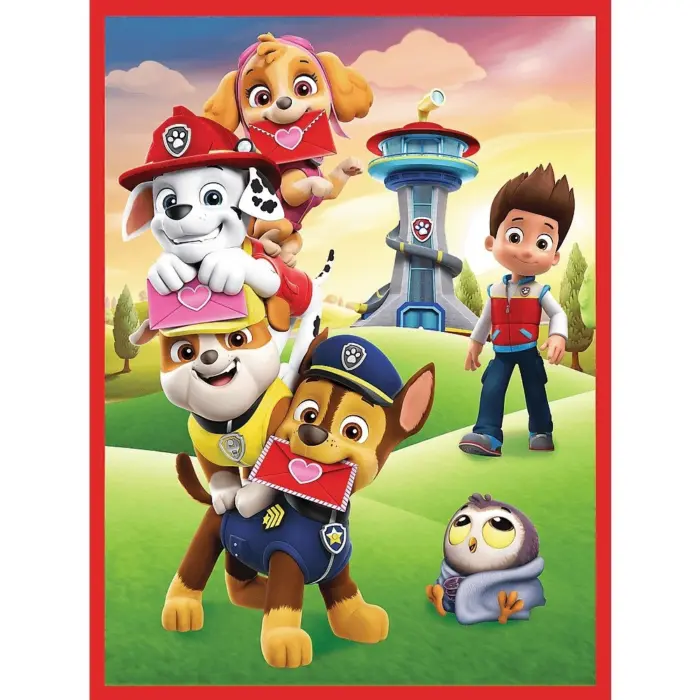 Trefl Сложувалка 2 во 1 и мемо игра Paw Patrol Pups in Action – слика 3