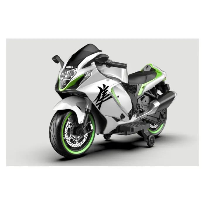 Children's battery-powered motorcycle Hayabusa 12V with foam wheels