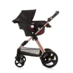 Baby Stroller Havana- Obsidian/Gold