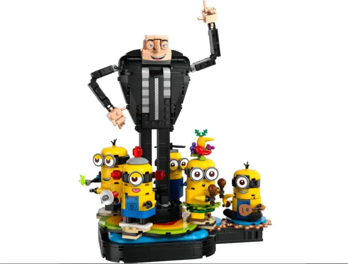 LEGO® Despicable Me 4 – Gru and the Minions made of bricks (75582)
