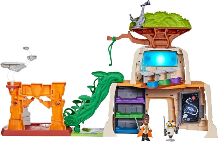 Star Wars Tenoo Jedi Temple – playset with figures and accessories