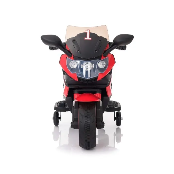 Chipolino Детски мотор на акумулатор Moto Cross 6 V со помошни тркала, црвен – слика 3