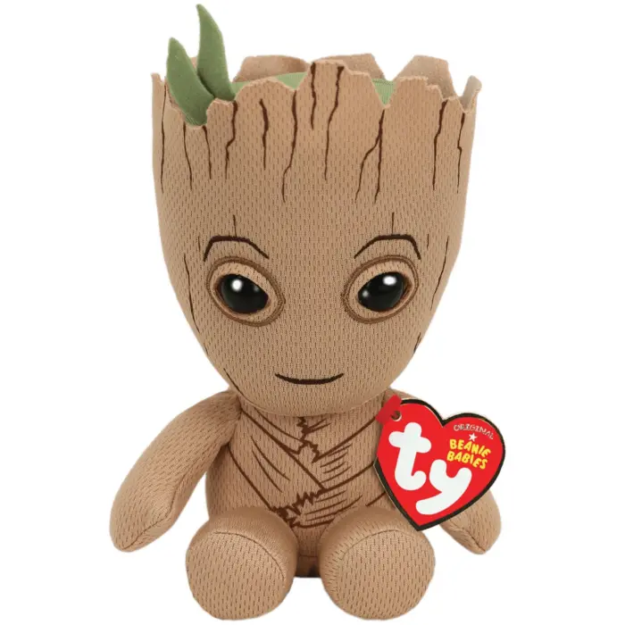 Ty Beanie Babies Marvel плишана играчка Грут, 15 cm