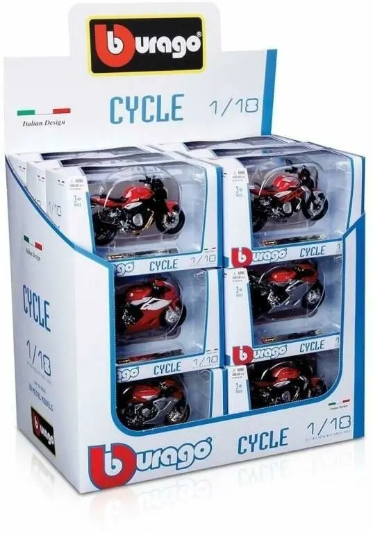 Bburago Cycle метален модел мотор 1:18, асортиман