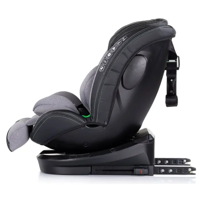 Karrige makine CHIPOLINO Hypnotic 360° i-Size me ISOFIX, 40-150 cm, gri, STKHYP0252CL
