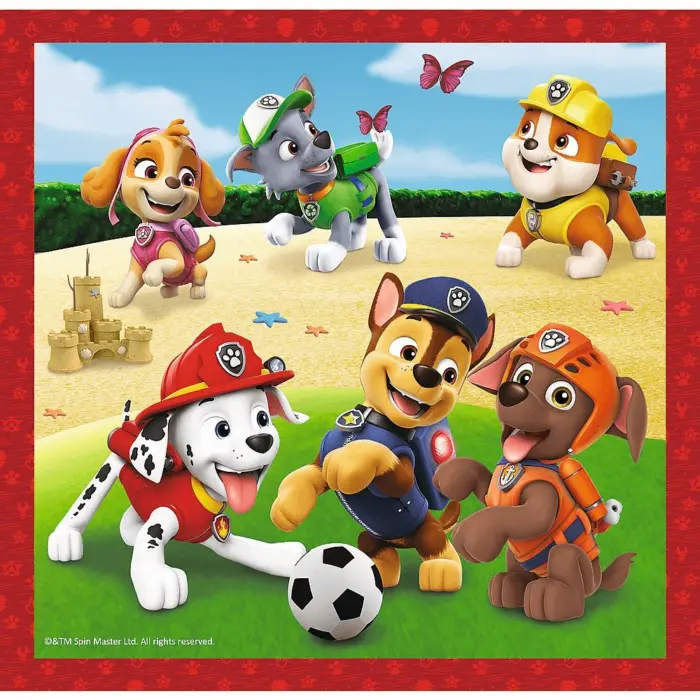 Trefl Puzzle 3 në 1 Paw Patrol – Këlyshë të gëzuar, 20, 36 dhe 50 pjesë – foto 4