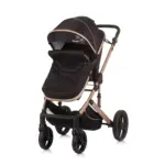 Baby Stroller Amore- Obsidian/Gold