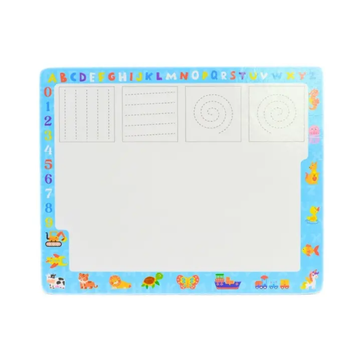2-in-1 wooden puzzle and writing board, with marker – image 6