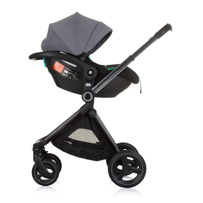 Karroca për bebe Chipolino Elite 3 në 1, Granite (gri)