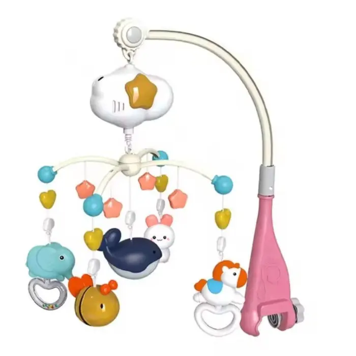 Vivakids музичка вртелешка за креветче Crib Bell со проектор и 360° ротација – слика 2