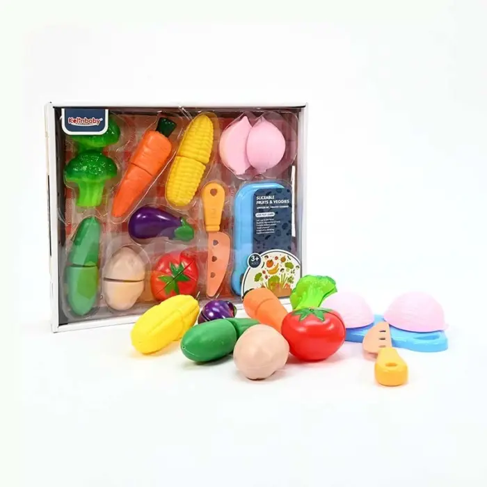 Сет зеленчук и овошје за сечење Sliceable Fruits & Veggies, 18 парчиња