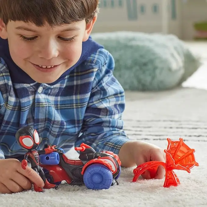 Marvel Spidey and His Amazing Friends – action set with figure, vehicle and accessory!