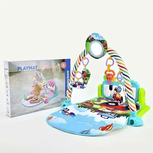 Kikka Boo Play mat with piano, Bluetooth and projector, mint