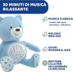 Chicco First Dreams Orsacchiotto – прожектор меченце со лесни светлосни ефекти и релаксирачки мелодии