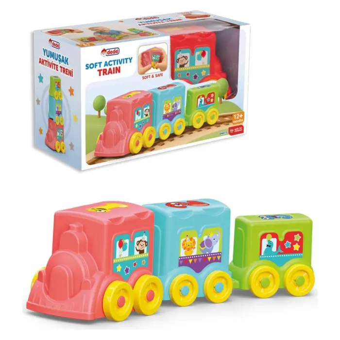 DEDE Baby soft activity train, 04075