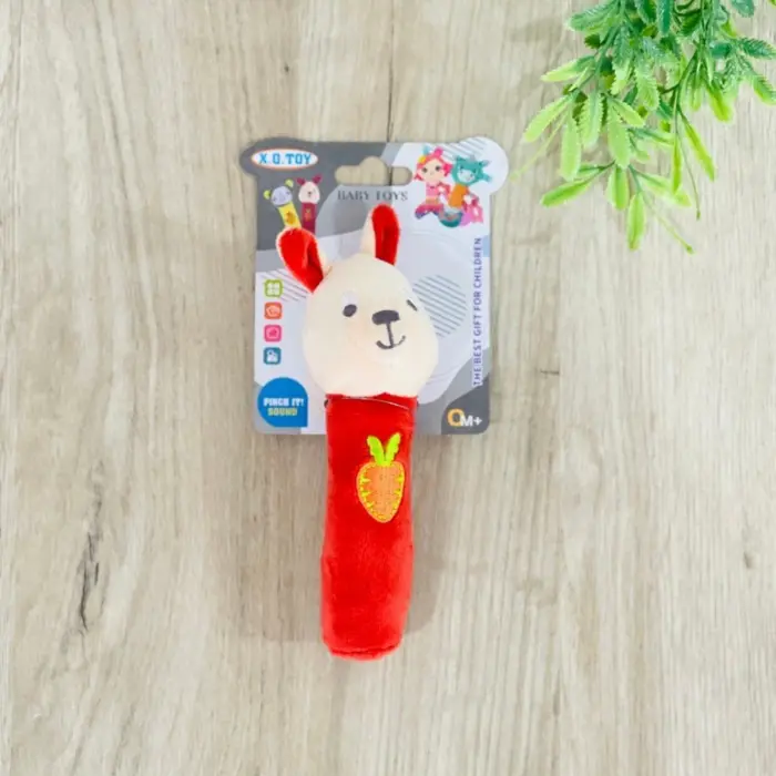 Плишана бебешка тропка што пишти, животинче, 16 cm – слика 6