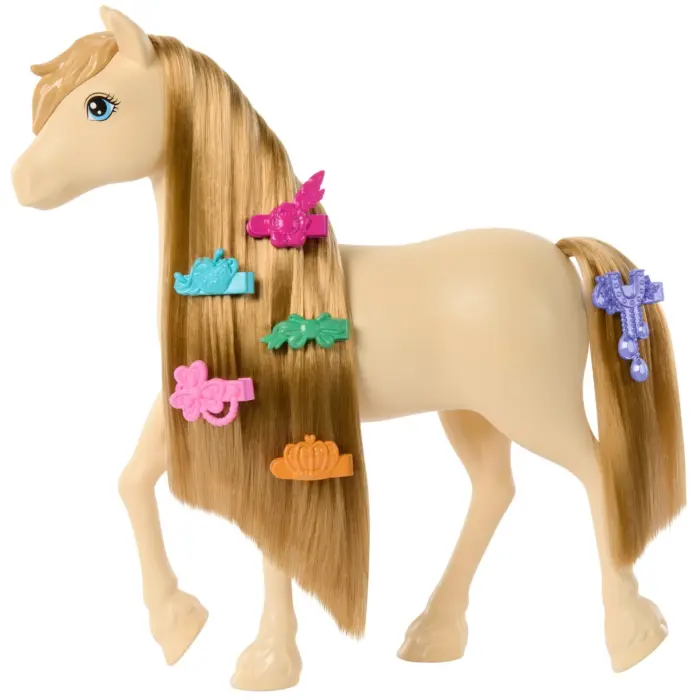 Barbie Pony Mysteries me krifë të gjatë dhe 8 aksesorë për stilizim