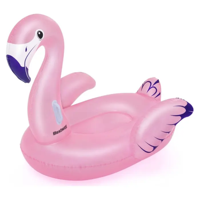 Bestway Luxury Flamingo ride-on inflatable, 153 x 143 cm