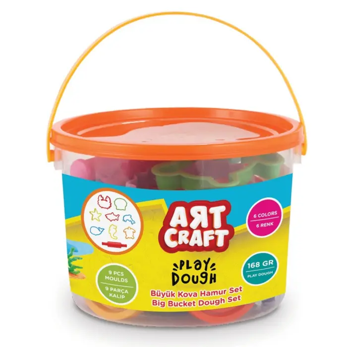Art Craft Пластелин сет во голема кофа со модли морски животни – слика 2