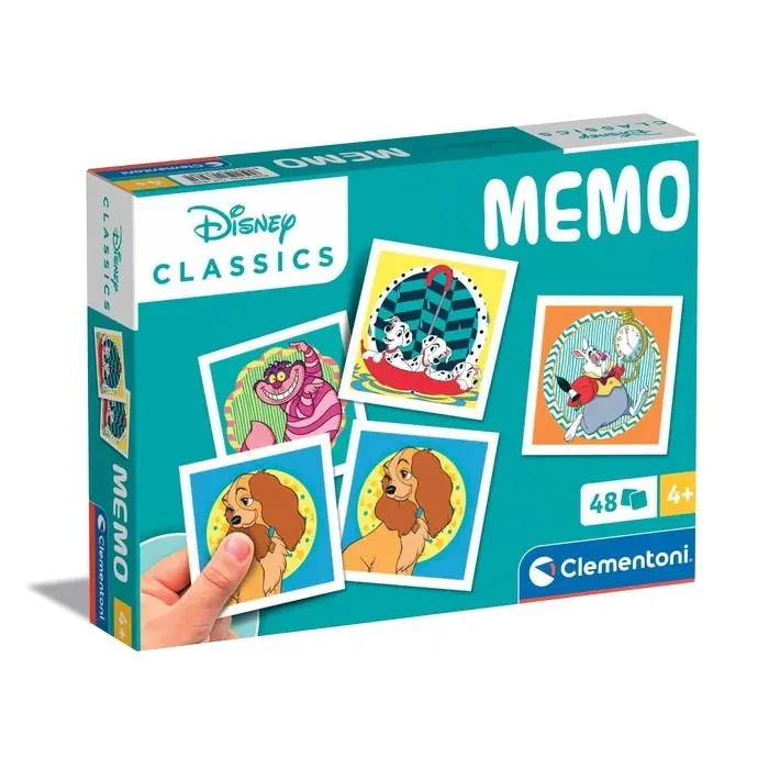 Clementoni Игра за меморија Memo Disney Classics, 48 картички – слика 2