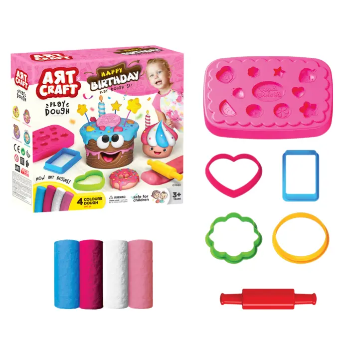 MODELING CLAY SET BIRTHDAY 200 g