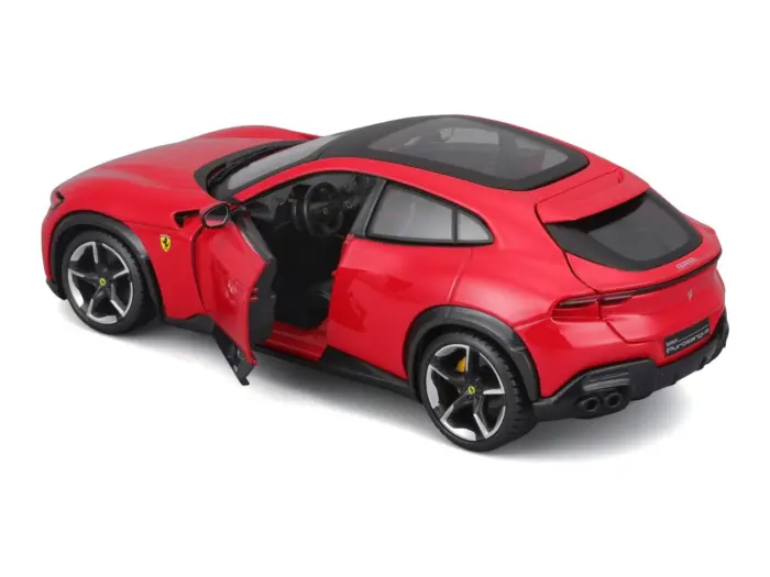 Bburago Ferrari Purosangue метален модел 1:24, црвен – слика 4