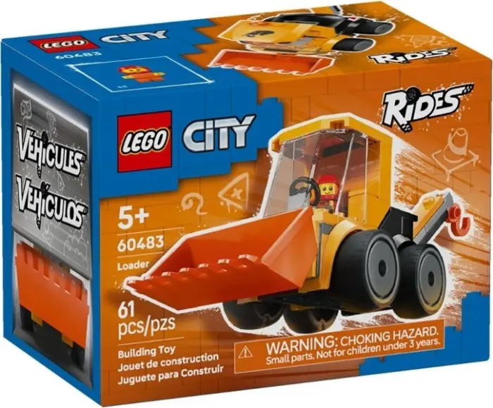 LEGO® City Возила – Градежен багер-утоварувач (60483)