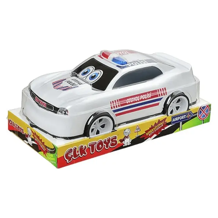 ÇLK Toys Police car with eyes and push stick