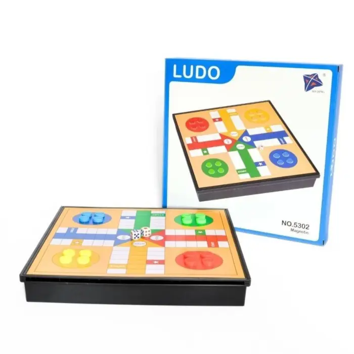 Lojë shoqërore magnetike Ludo (Mos u zemëro, njeri), 31 x 31 cm