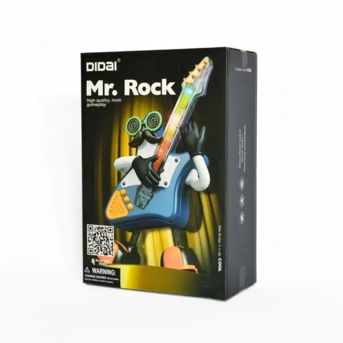 Танцувачка играчка гитара Mr. Rock со светла и музика – слика 4