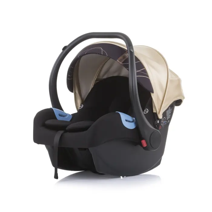 Chipolino Emotion 3-in-1 baby stroller with car seat, gold