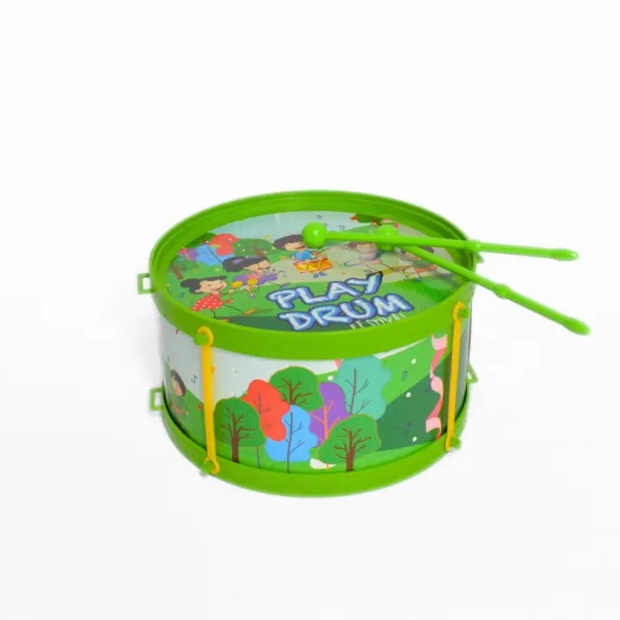 Детско пластично тапанче Play Drum со две палки, 20 x 10 x 20 cm – слика 2